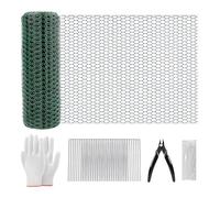 Générique Plant Protector Netting, Garden Cloche Cover, Chicken Wire Roll,15.75x472.44 inches, Lightweight Flexible with Easy Setup, Vegetables Flowers, Ideal for Yard Porch Greenhouse Raised Bed