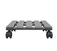 Générique Plant Roller Tray - Wheeled Flower Pot Stand | Heavy Duty Rolling Plant Tray for Indoor Outdoor Patio Porch Terrace Yard Floor, Movable Planter Base with Wheels for Garden Balcony Home