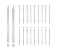 Générique Plant Root Aerator - 20PCS Soil Aeration Tubes | Plant Aeration Tool for Pots | Potted Plants Garden Lawn Vegetables | Prevent Overwatering Promote Healthy Roots Efficient Growth