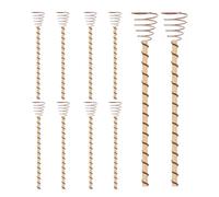 Générique Plant Stakes Copper Rods - Metal Wood, Electroculture Plant Stake | Copper Garden Plants Growth Stakes Electroculture Farming Support Tools for Vegetable Flower Backyard