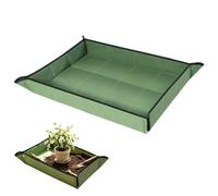 Générique Plant Transplant Mat Sheet, Dirt Catching Potting Pad, 41.34x59.1 inches Gardening Work Mat, Durable Waterproof Layer, Minimal Outdoor Design Style for Home Lawn Apartment Use