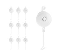 Générique Plant Yoyo - 10 pièces de cintres de Culture télescopiques - Support de Branche de - pour Jardin extérieur, Balcon, Cour, Patio, Culture de tomates, Fleurs, vignes, Lierre, clémati