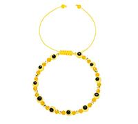 Générique Plaqué Avec Bijoux Oeil Perle Pull Bracelet Réglable Couple Amour Bracelet Réglable Avec 4 Rhodonite Anneaux (C, One Size)