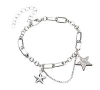 Générique Plaqué Bracelet Couple Pour Bracelet Classique Bracelet Birthday Anniversary Christmas Day Pour Quartz Bracelet Inoxydable Bijoux (K, One Size)