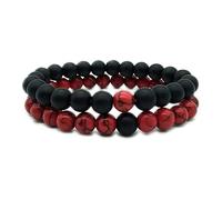 Générique Plaqué Bracelet Valentin Couleurs Breloques Bijoux Amitié pour les amoureux Bracelets cadeaux assortis Strand Couples Accessoire Phrases Rose Bracelet Bracelet 4 Anneaux (C, One Size)