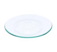 Générique Plaque Chauffe-Cire Étanche en Verre Borosilicate Haute Résistance Support D'huile Essentielle Facile à Remplacer pour Brûleur à Cire et Plats Chauffe-Bougies Décoratifs