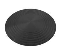 Générique Plaque Conductrice de Cuisinière à Gaz en Oxyde D'aluminium Noir 24 Cm Transfert Rapide de Chaleur et Propriétés Antidérapantes Cuisine et Cuisson en Extérieur