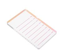 Générique Plaque D’Extension de Cils Multicolore Holographique Outil de Greffe Compact Surface Lisse pour Salon de Beauté Palette Pratique pour Pose et Extension de Faux Cils