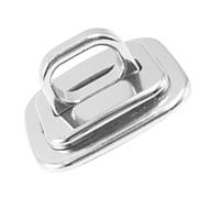 Générique Plaque d'ancrage pour Ordinateur Portable Sécurité Polyvalente Base Fixe en Alliage De Zinc Verrouillage Utilisation De Bureau Compatible Plusieurs Modèles Couleur Argentée