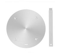 Générique Plaque de Conduction de Chaleur for cuisinière à Induction de Cuisine, Anneau de Dissipation de Chaleur en Acier Inoxydable, Outil de Protection de brûleur for cuisinière à Induction
