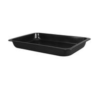 Générique Plaque de Cuisson à Pizza Rectangulaire en Acier au Carbone Noir | Revêtement Antiadhésif, Fond Antidérapant, Résistance Haute Température, Usage Four Professionnel