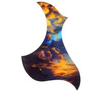 Générique Plaque de Protection Auto-adhésive pour Protéger Votre Instrument en Pvc Facile à Installer, Modèle Gq437, Accessoire Essentiel pour Guitare Acoustique Folk