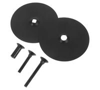 Générique Plaque de Recouvrement Trou Porte Ronde Acier Inoxydable Cache Serrure pour Portes Bois ou Métal Protection Robuste et Finition Propre