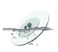 Générique Plaque De Service Rotatif À 360° Plateau Tournant Lazy Susan, Plateau De Table À Manger Rond en Verre Trempé avec Système D'assistance Pivotante(39in/100cm)