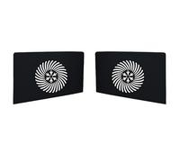 Générique Plaque de Ventilation de la Console pour Sony PS5 Slim,Accessoires pour PlayStation 5 Slim,Boîtier Protecteur Anti-Rayures,Faceplate latérale supérieure de Remplacement (Noir)