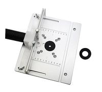Générique Plaque D'insertion pour Table de Défonceuse, Fraisage Du Bois, établis Rabattables, Guide Coulissant, Plaque de Montage pour Table de Gravure et F, b avec Backer
