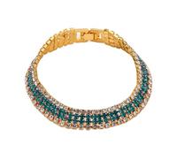 Générique Plaqué Et Bijoux Bracelet For Women Gold Full Chain Daily Versatile Accessories Messages Naturelle Bijoux (H, One Size)