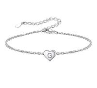Générique Plaqué Hommes Couple Anneaux Charms Bracelets 925 Sterling Chain Bracelets For Women Letter Z Bleu De Bracelet Anneaux (G, One Size)