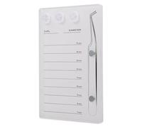 Générique Plaque Magnétique à Cils en Acrylique Blanc Portable, Performance Stable, pour Salon de Beauté et Extension de Cils Professionnelle