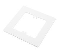 Générique Plaque Murale Légère en Plastique Blanc 86 Type, Cache-trou pour Interrupteur 1 Module, Couverture Décorative pour Prises Électriques, Installation Rapide sans Outil, Usage
