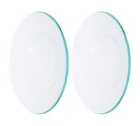 Générique Plaques Chauffe-Fragrance 2 Pièces en Verre Borosilicate Réutilisables Anti-Fuite pour Diffuseur D'huiles Essentielles et Cire Parfumée