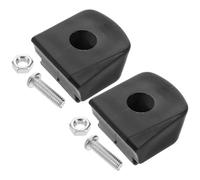 Générique Plaquettes de Frein pour Patins à roulettes Noires en Caoutchouc, 2pcs, Accessoires Skater, Remplacement de Frein pour Patins à roulettes et Patins en Ligne, pour Patinage