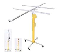 Générique Plasterboard Lifter Drywall Jack Lift with Electric Hammer & Level Bracket, Rolling Plaster Board Lifter, 3.0/4/5 M Drywall Lifter Panel Hoist for Ceiling and Walls