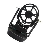 Générique Plastique Support de Téléphone USB Noir Pivotant pour Maison | Décoration D’étagère Oscillante, Mouvement Automatique, Usage Domestique, Compatible Téléphone, Finition Noire