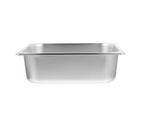 Générique Plat à Buffet en Acier Inoxydable 1/6 Gn Grosse Capacité Bac de Service pour Buffet Récipient Polyvalent pour Glace Snacks et Présentation Culinaire