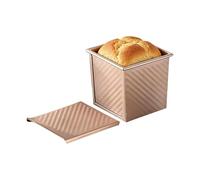 Générique Plat À Cake Couvercle Hermétique - Forme Rectangulaire, Répartition Uniforme Chaleur, Anti Déformation, Revêtement Antiadhésif, Lavable, Résistant | Idéal Maison, Sandwich, Terrine, Lasagne