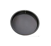Générique Plat à Pizza Rond 6 7 8 pouces haut de gamme non-Stick Pizza Pan Bakeware en acier au carbone plat rond profond Plateau moule Outils cuisson(8 inch)