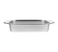 Générique Plat à Rôtir Rectangulaire Empêche Débordements D'aliments en Acier Inoxydable 304 Facile D'entretien Empêche Débordements D'aliments pour Usage Commercial et Domestique