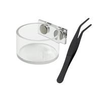 Générique Plat d'alimentation pour araignée sauteuse, Bol d'eau magnétique | Accessoires pour boîtier d'araignée sauteuse | pour Petite Maison de Cage de Tarentule de mante de Reptile