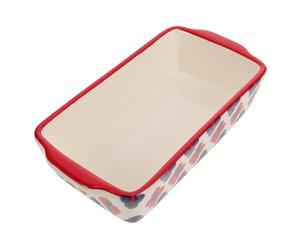 Générique Plat de Cuisson Céramique Rectangulaire Format avec Double Anse pour Four Micro-ondes et Lave-vaisselle Plateau de Cuisson Polyvalent pour Viande Légumes et Pizza