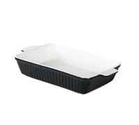 Générique Plat De Cuisson En Céramique, Disponible En 3 Tailles, Poêle À Lasagne Profonde For Four, Avec Poignées, Passe Au Four Et Ustensiles De Cuisson Durables For Lasagne