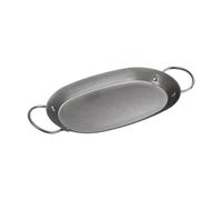 Générique Plat de Service/plat Creux En Acier Inoxydable à Surface Plane et Stable. Poêle à Poisson Grillée En Acier Inoxydable pour La Cuisson Au Four, S