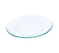 Générique Plat en Verre pour Fondants Parfumés pour Bruleur, Récipient Chauffe-Cire de 10 Cm, pour Lampe à Huile Essentielle et Décoration Intérieure