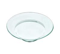Générique Plat en Verre Rond de Rechange pour Chauffe-Cire Parfumée, Accessoire Décoratif Polyvalent pour Brûleur D'huiles Essentielles