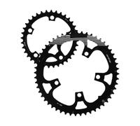 Générique Plateau 110BCD, Compatible avec Shimano, 53-39T 52-36T | 50-34T, alliage d'aluminium, rond, double vitesse, vélo route 8/9/10/11 vitesses
