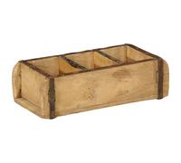Générique Plateau 30x14x9 cm en Bois Massif récupéré,Maison & Jardin,Produits ménagers,Rangement & Organisation,Sacs de Stockage ménager,Marron,1.5 KG,4019612