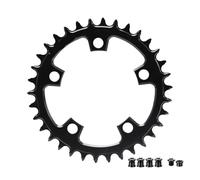 Générique Plateau 94 BCD 5 Trous, étroit/Large, 32/34/36/38/40/42/44/46 Dents, Compatible avec Les chaînes de vélo 10/11/12 Vitesses(Black 34T)