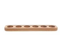 Générique Plateau à Œufs en Bois d'Acacia Porte-Œufs 6 Compartiments Rangement la Cuisine Solide et Compact Support Œufs Poule pour Maison et Réfrigérateur