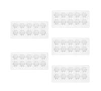 Générique Plateau à Œufs Nacrés Antichoc 5 Pièces en Mousse Epe et Maintien Frais Couleur Blanc pour 10 Œufs de Caille et Poule pour Maison et Boutique