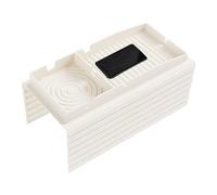 Générique Plateau d'accoudoir de canapé - Plateaux Porte- en Silicone antidérapant 43 x 34 x 4 cm, Organisateur de Rangement étendu et ajusté de 16,93 à 13,39 Pouces, équipement de stabilité Flexible