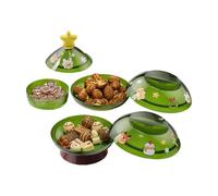 Générique Plateau De Bonbons De - Plat À Snacks À Trois Niveaux | Assiette À Noix Festive | Plateau Décoratif En Forme De Sapin - Organisateur Pour Bonbons Fruits Noix Et Snacks De Fête