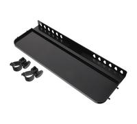 Générique Plateau de Chevalet Portable et Robuste en Plastique Noir Support Amovible pour Rangement Pratique des Outils de Peinture