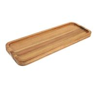Générique Plateau de Collation en Bois Massif, Assiette Bol Rustique et Chic, Difficile à Déformer Décolorer, pour Mariages et Fêtes de Pendaison de Crémaillère
