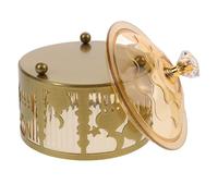 Générique Plateau de Collations en Métal pour Aïd Mubarak, Plateau de Rangement pour Collations, Ornement du Ramadan pour Décoration de Table Festive