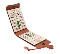 Générique Plateau De Cribbage,Set De Voyage avec Accessoires - avec Compartiment De Rangement Jouet Interactif Traditionnel pour Voyage Camping Adultes