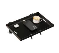 Générique Plateau De D'appoint De Lit Robuste, Étagère De Lit Fixable, 32x23.5x2cm, De Lits Superposés À Clip-on en Métal, Plateau D'organisateur De Table De Loft, Conception Pliable, pour Dortoir,